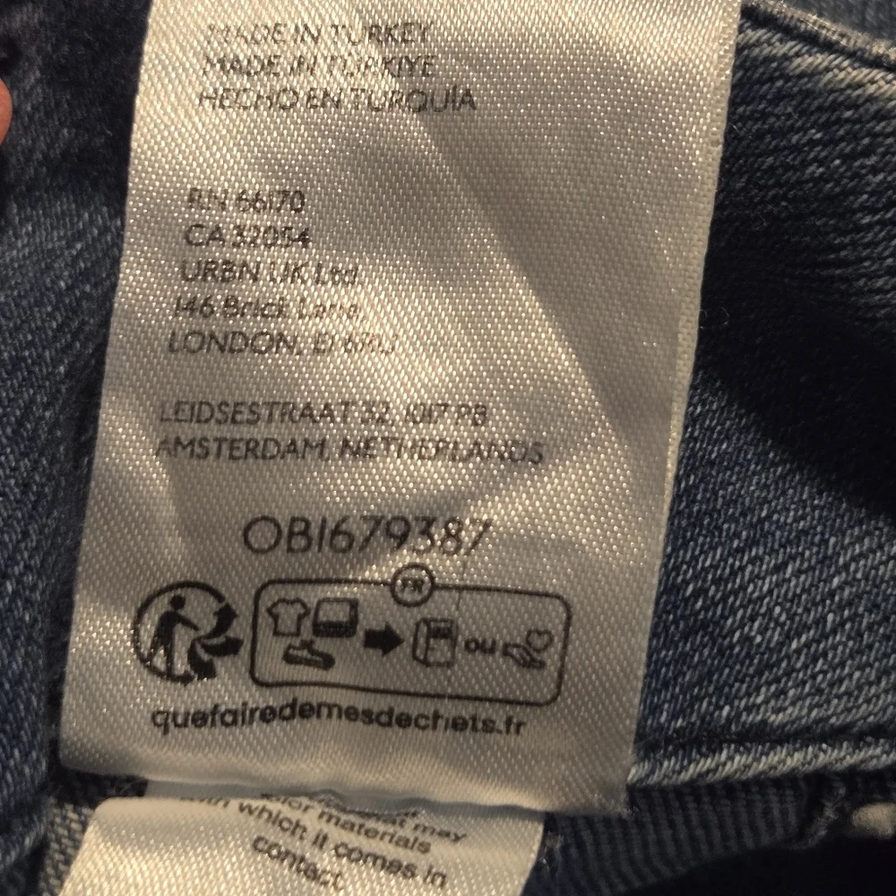 Maeve Anthropologie Womens Medium Wash Wide Leg The Colette Denim Jeans Size 27 - Picture 7 of 10